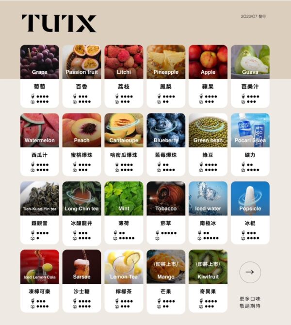 TUTX煙彈❤️‍一代通用❤️‍3顆入❤️‍原SP2出的品牌 口味很像